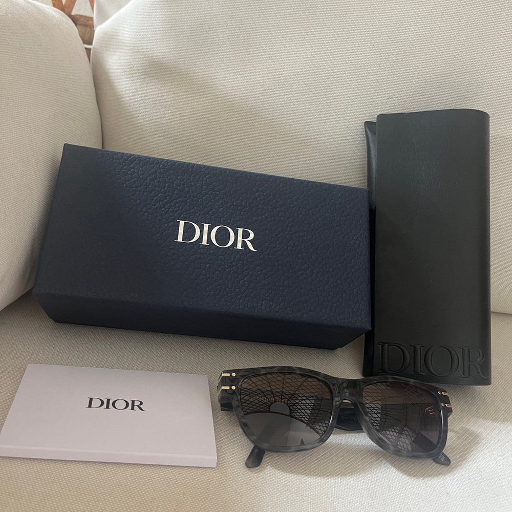 Christian Dior Tortoise Grey Sunglasses